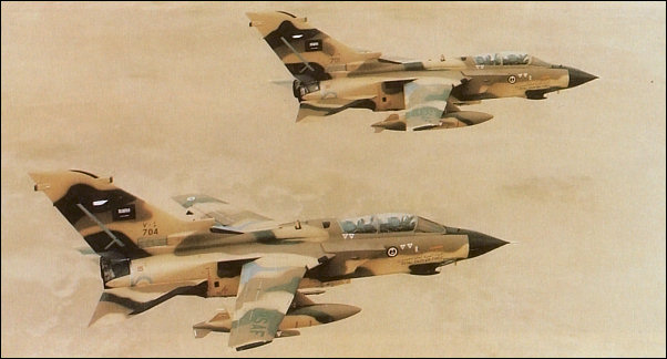 Royal Saudi air force Tornados
